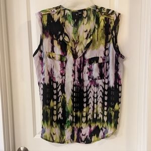 Multicolor Sleeveless Blouse Size XXL